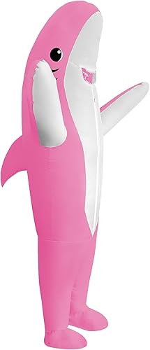 Miniatura 7 de Paquete de 2 disfraces inflables de tiburón para adultos, Halloween, cumpleaños, vacaciones