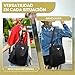 SAGATUS Bolso Mujer I Mochila Antirrobo Mujer I Color Negro I Cremalleras Ocultas y bolsillo trasero I Impermeable y Ligera I Diseño casual para diario o viaje I Compartimientos organizados Imagen de SAGATUS Bolso Mujer I Mochila Antirrobo Mujer I Color Negro I Cremalleras Ocultas y bolsillo trasero I Impermeable y Ligera I Diseño casual para diario o viaje I Compartimientos organizados
