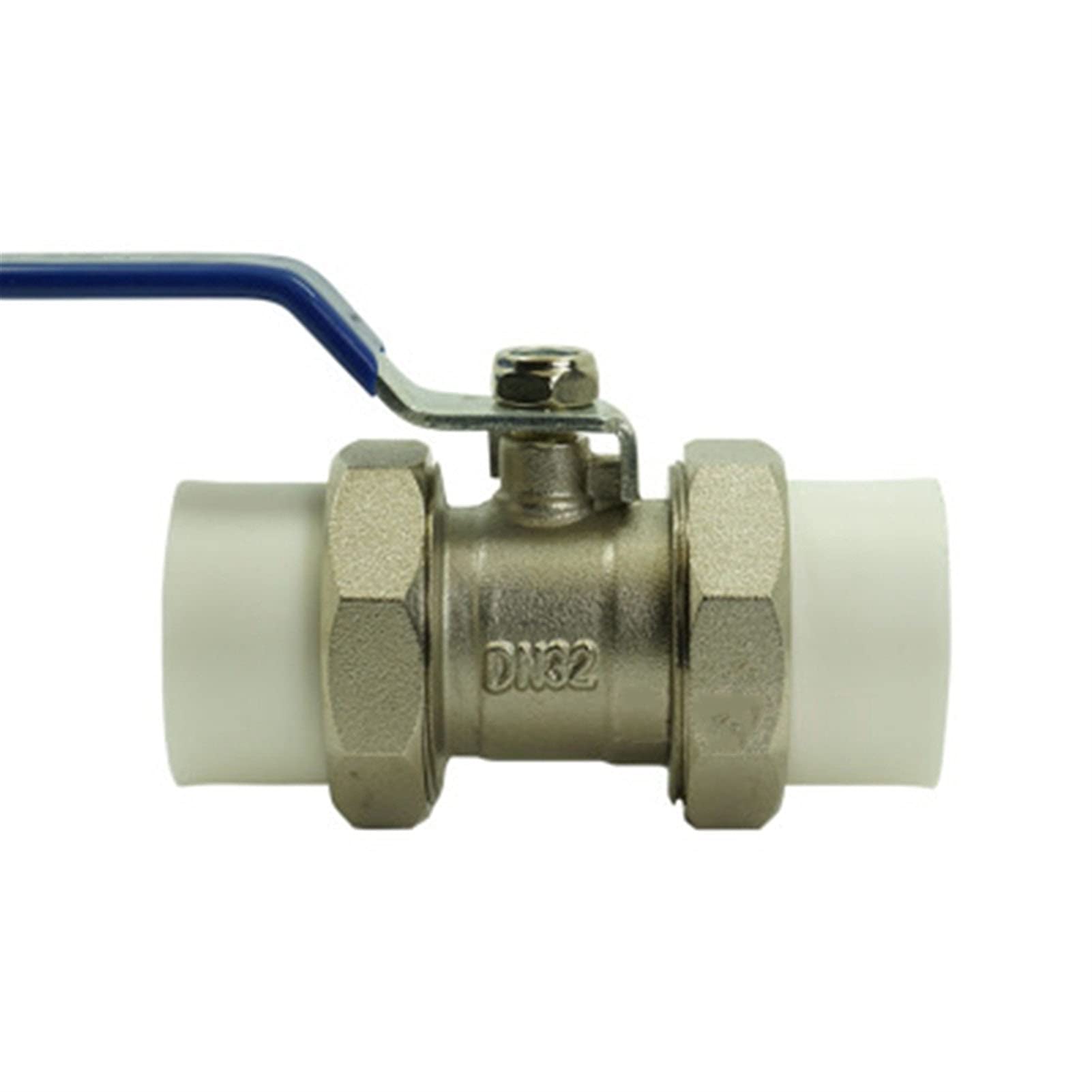 Robinet à bille en laiton PPR 32mm avec raccord union double pour tuyau