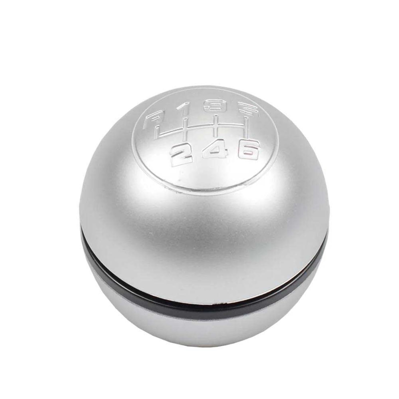 FSOZDBBPL Automotive Parts 6 Speed Gear Shift Knob Lever Shifter Head for Alfa for Romeo for Giulietta(Silver)