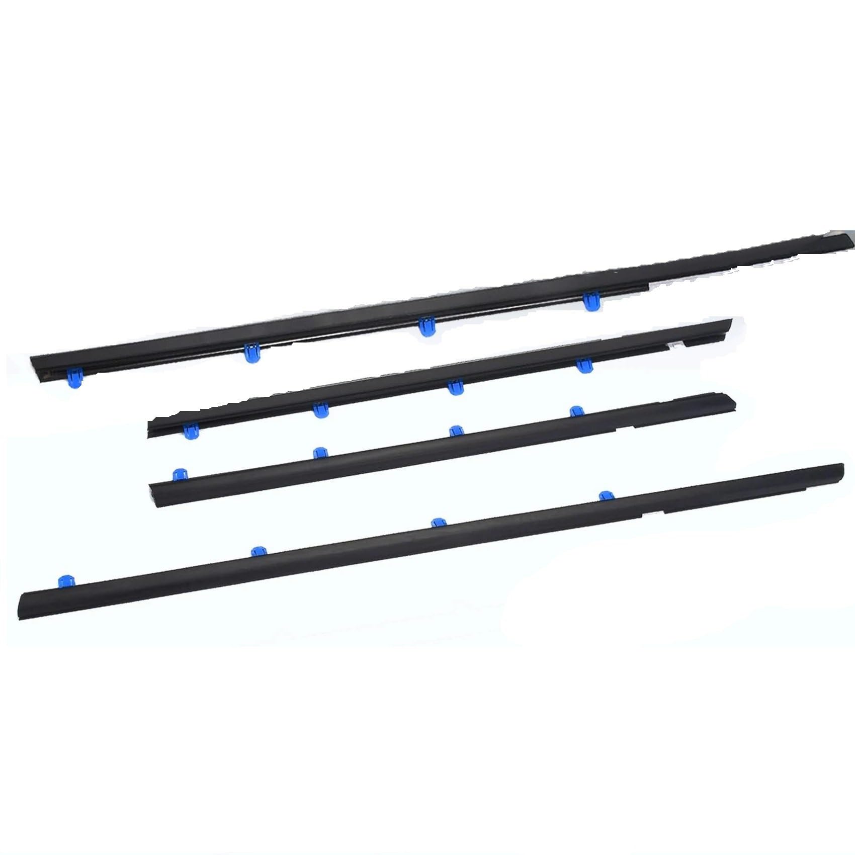 Window Weatherstrips Rubber Door Moulding Trim Belt Outer Glass Seal Belts for Civic 2006-2011 Insulation Seal