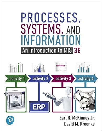 Processes, Systems, and Information: An Introduction to MIS