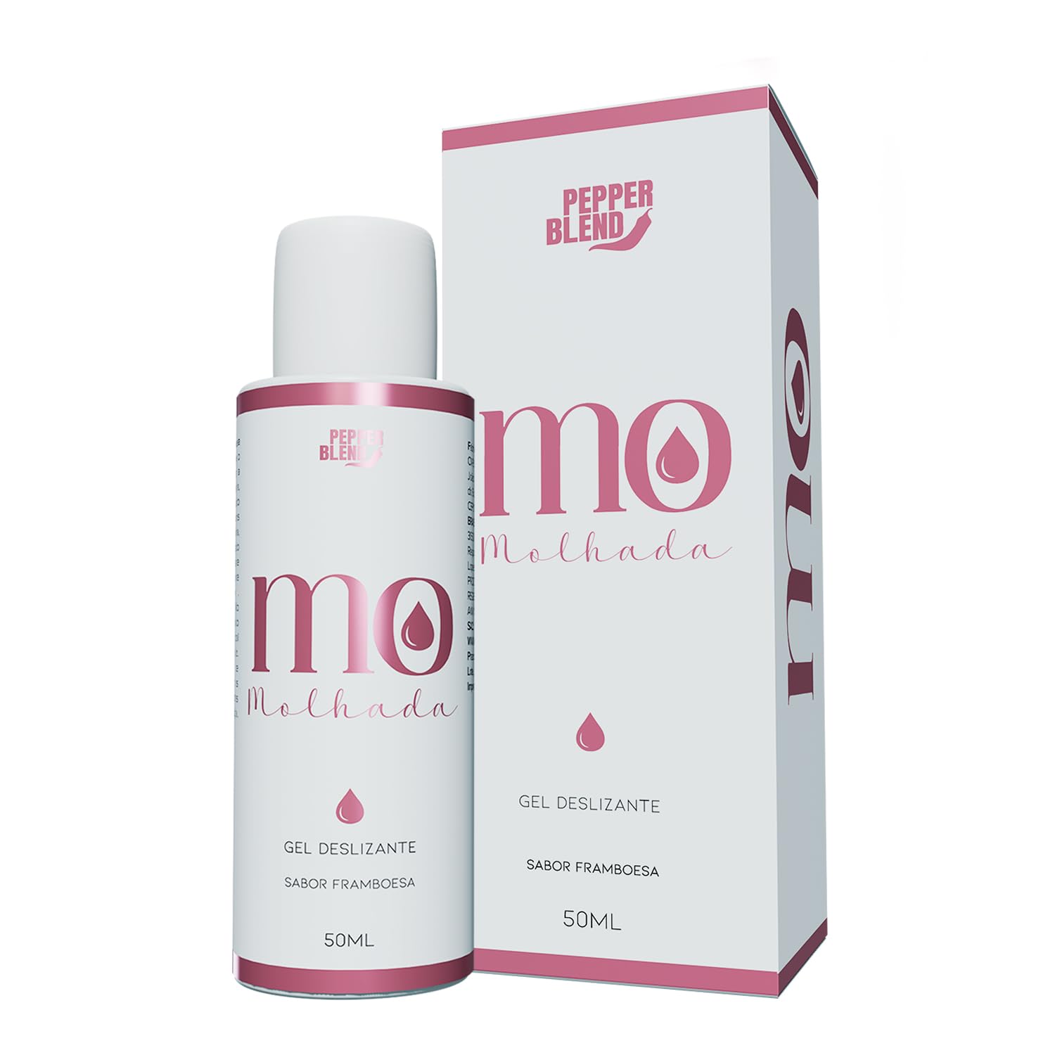 Gel Deslizante Íntimo Mo Molhada Premium Hidratação Deslizamento Aroma Sensual Aloe Vera Rosa Mosqueta