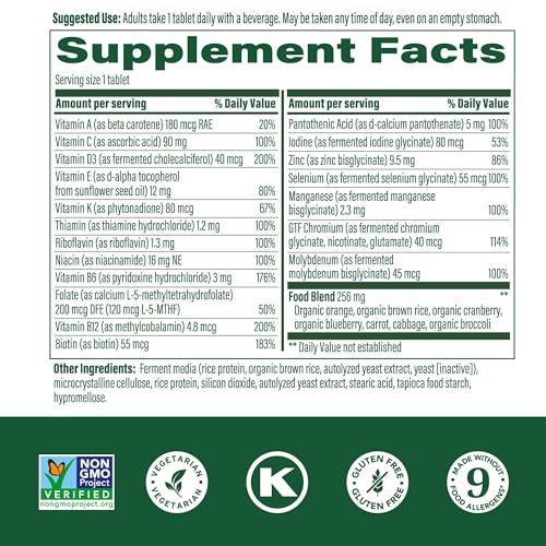 MegaFood Women's 55+ One Daily Multivitamin (90 Tablets) & Magtein Magnesium LThreonate (90 Capsules) Bundle - Supports Bones, Energy & Immune System - Cognitive Support - Gluten Free & Vegetarian - Thumbnail 5