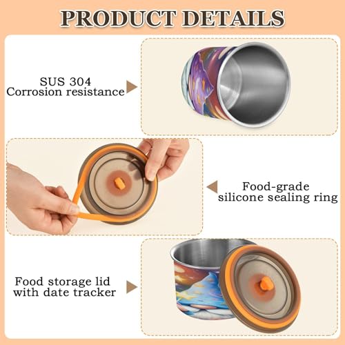 Envase Hermético para Café de Acero Inoxidable 17oz miniatura 4