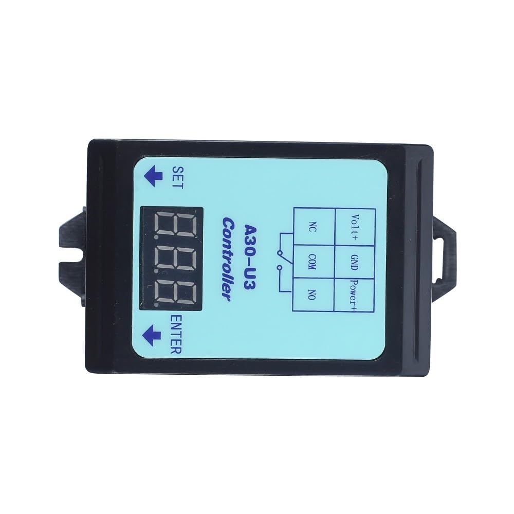 Módulo de monitoreo voltaje CC 0-99.9V, módulo de relé potencia controlador interruptor relé retardo programable protector batería