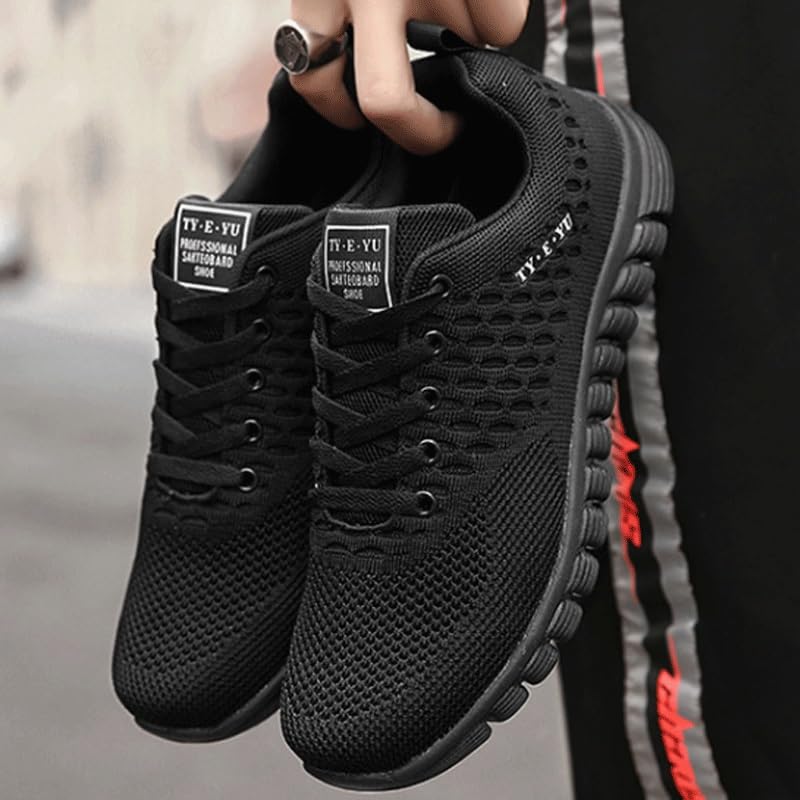 Men's Casual Dress Oxfords Shoes Breathable Knit Mesh Lightweight Comfortable Walking Running Sneakers for Men2