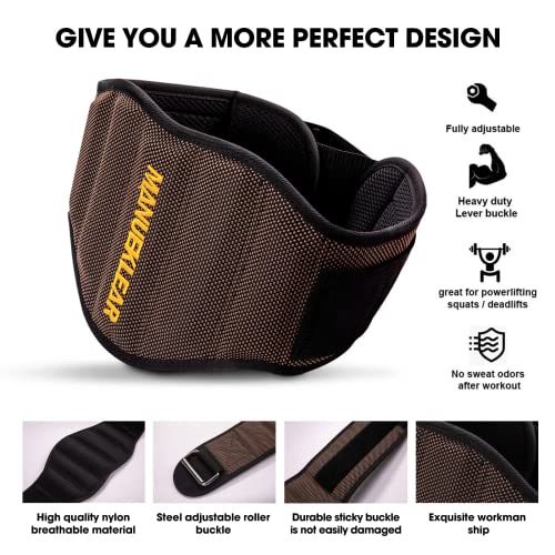 M MANUEKLEAR weightlifting belt2