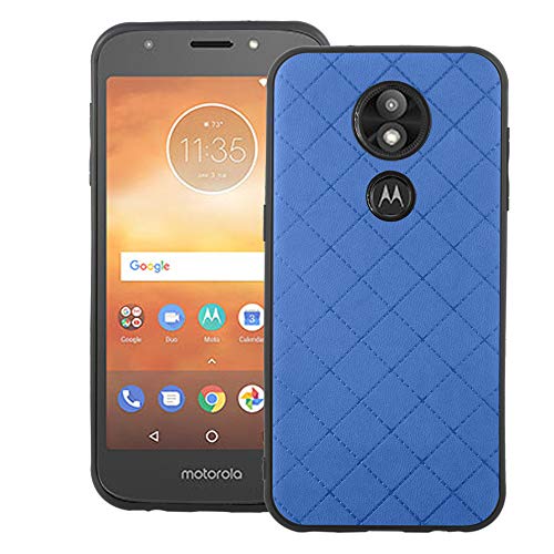 Phone Case for Motorola Moto E5 Play Slim Soft Rubber Case,Shock Resistant Rugged Lightweight Flexible Anti-Slip Slim Fit Full Body Protective Rubber Phone Cover for MotoE5Play E 5 Gen Dark Blue