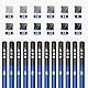 Mardiko Zeichenstifte Professionell Set, 36-teiliges Zeichenset Zeichnen Stifte mit Kohlestift und Graphit zum Zeichnen