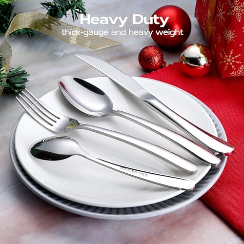 60-Piece-Heavy-Duty-Silverware-Cutlery-Set-for-12-Stainless-Steel-Flatware-Set