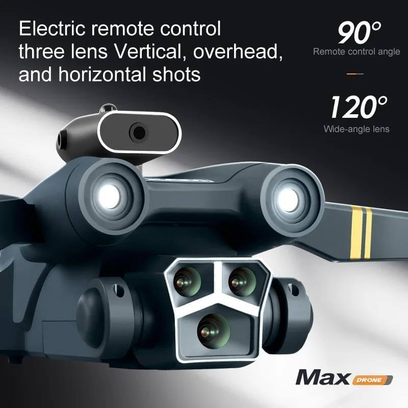 Image of BrUsHlEsS-fOlDaBlE-DrOnE-WiTh-hQ-WiFi-cAmErA-ReMoTe-cOnTrOl-fOr-kIdS-QuAdCoPtEr-wItH-GeStUrE-SeLfIe-fLiPs-bOuNcE-MoDe-aPp-oNe-kEy tAkE-OfF (M3)