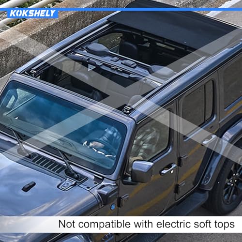 Image of Overhead Molle Panel Storage Compatible with 2018-2025 Wrangler Jl Jlu & 2020-2025 Gladiator Jt | Jeep Gladiator Jeep Jl Overhead Molle Panel | Top Cargo Management Rack | No Drilling
