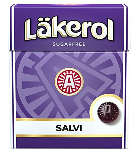 Cloetta Lakerol Salvi pastilles boite de reglisse et violette