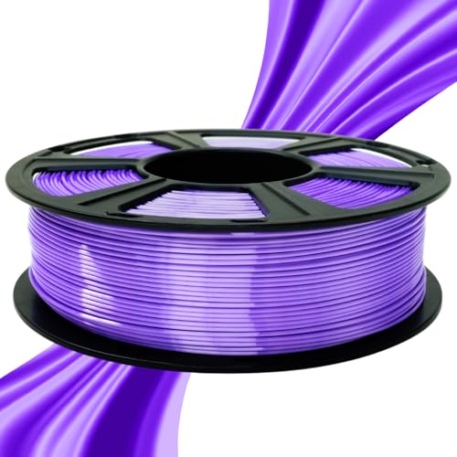 Image of GIANTARM 3D Printer Filament, Silk Purple Pla Filament, 1Kg(2.2lbs) Spool, 1.75mm Dimension Accuracy + /- 0.03mm, 3D Printing Filament