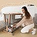 Papablic 4 in 1 Baby Bassinet, Bedside Bassinet for Baby, Adjustable Bedside Sleeper with Soft Mattress & Storage Basket, Easy to Assemble
