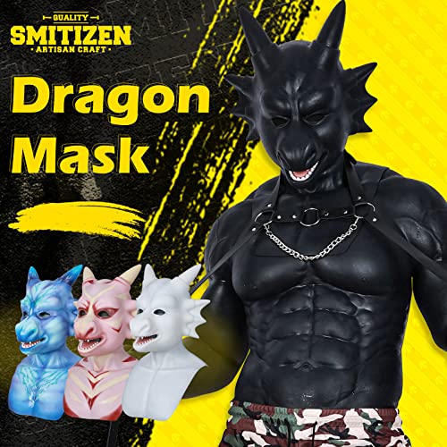 Smitizen monster mask for adult dragon mask furry animal head for cosplay roleplay animal masquerade mask for cosplay costume 2 Smitizen monster mask for adult dragon mask furry animal head for cosplay roleplay animal masquerade mask for cosplay costume - image 3