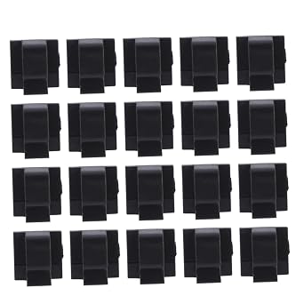Self Adhesive Cable Clamp 100Pcs Plastic Cable Clips Wire Management Holder for Car Office Home Use Organize USB Network Keyboard Wires