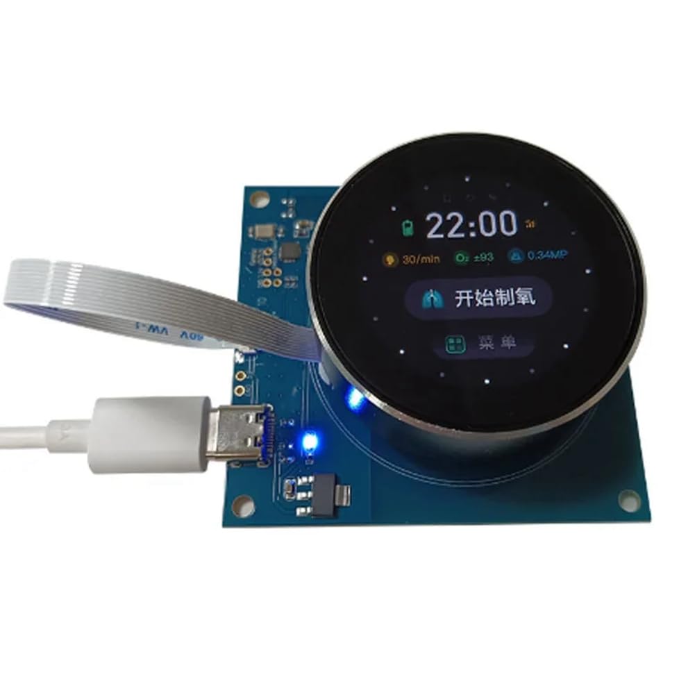 Display Intelligente da 1,3 Pollici Manopola Diametro Schermo 47 mm Ruota e Premi con Schema di Controllo Manopola Touch Installazione Facile