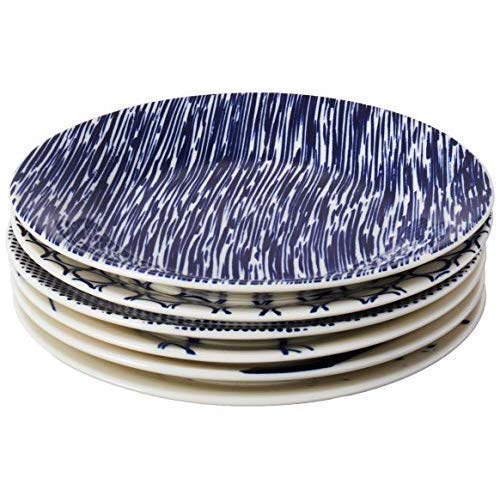 Royal Doulton Pacific Mixed Patterns Accent Plates Set of 6 - Image 4
