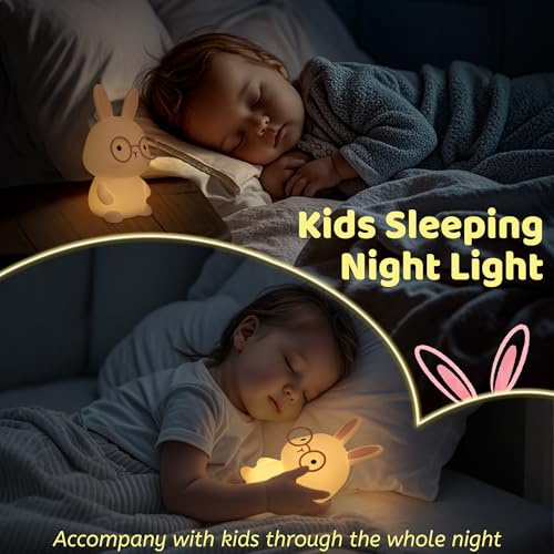 YuanDian Bunny Night Light with 8 Color Lights - Image 4