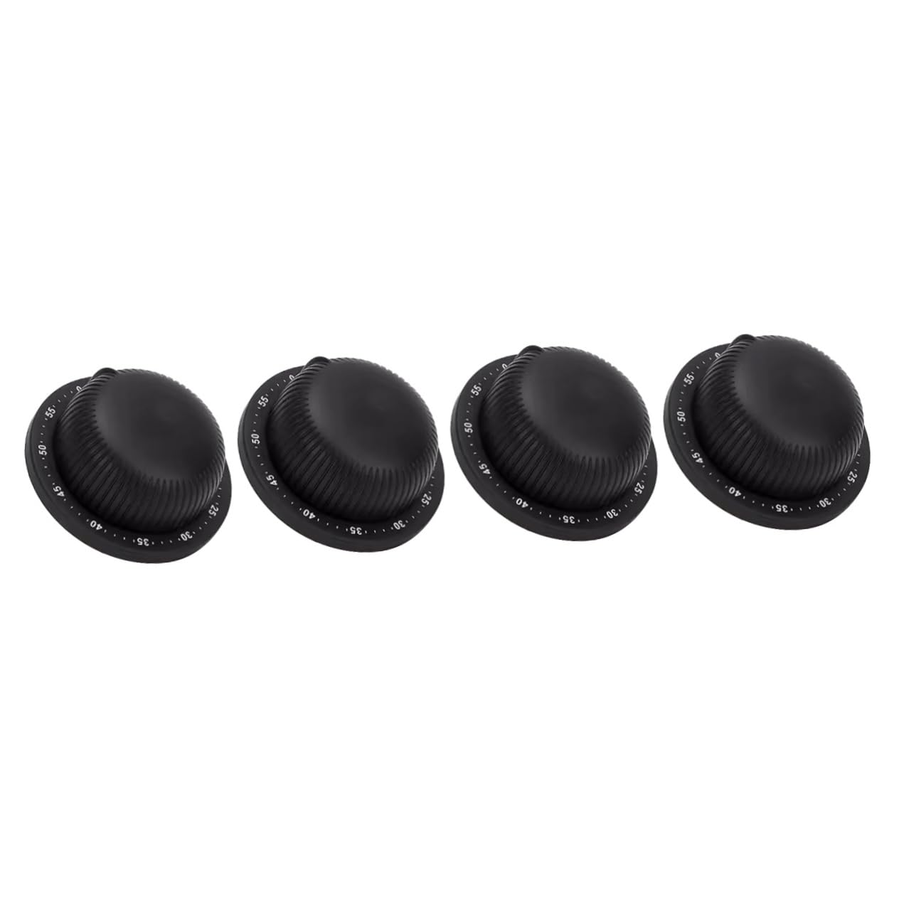 Homoyoyo 4pièces Minuteur Mécanique Acier pour Cuisine Chronomètre avec Magnétique pour Boulangerie Et Rappels