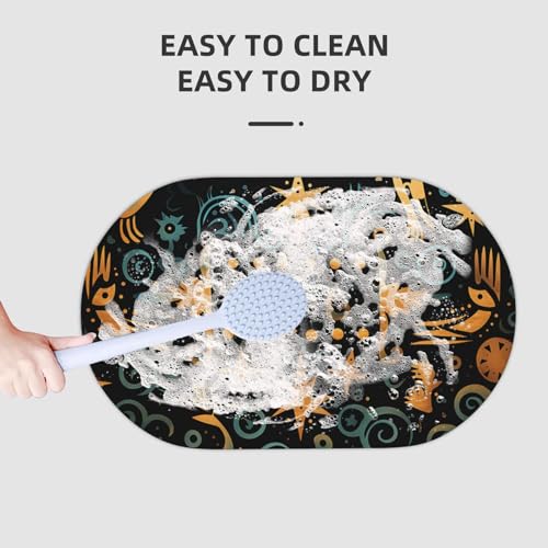 Tapis de bain terre de diatomée primitive 50 x 80 cm pour douche et baignoire - 7