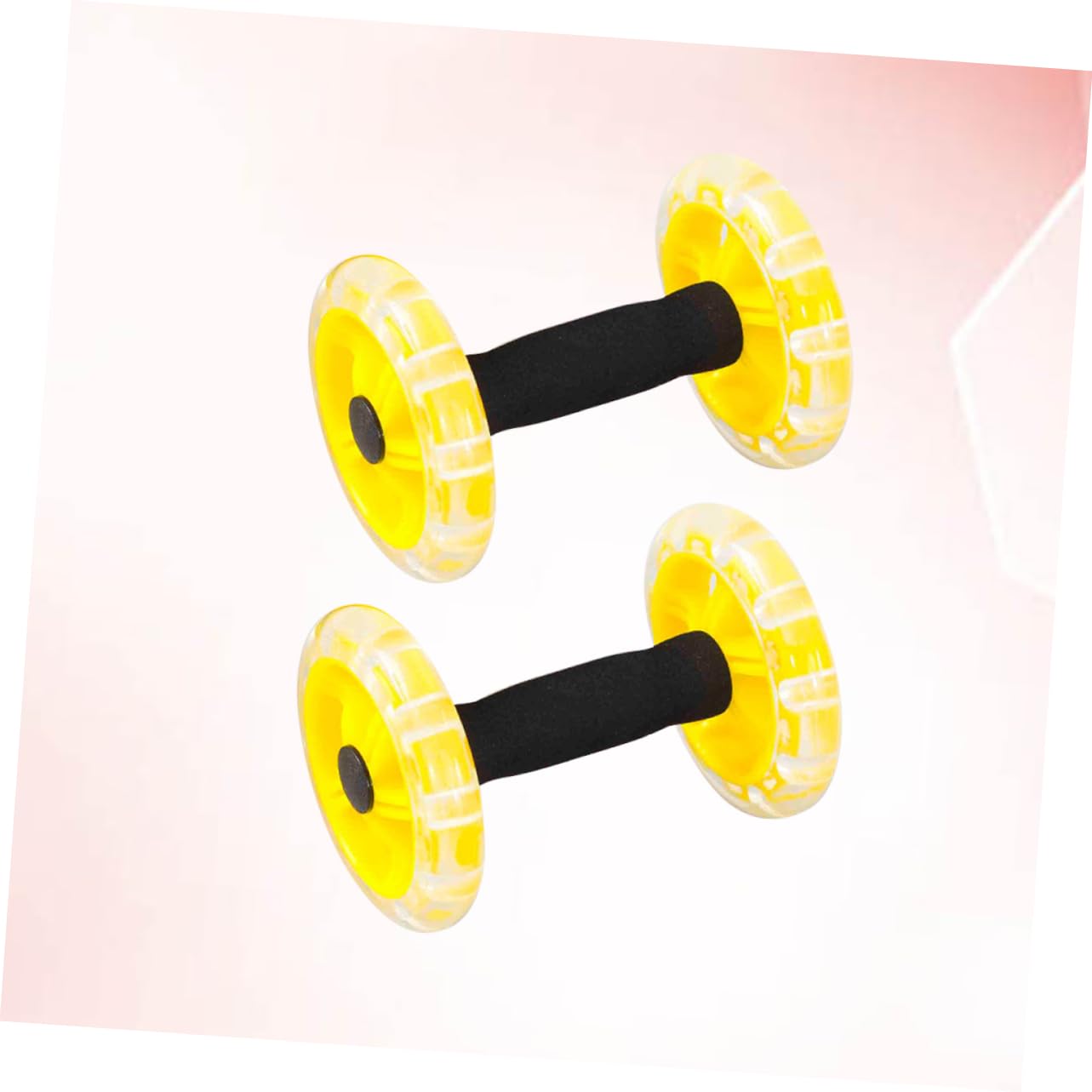 BESTonZON Ruota Addominale Fitness con Ruota Antiscivolo Attrezzatura per Perdita e Allenamento Muscolare per Donne