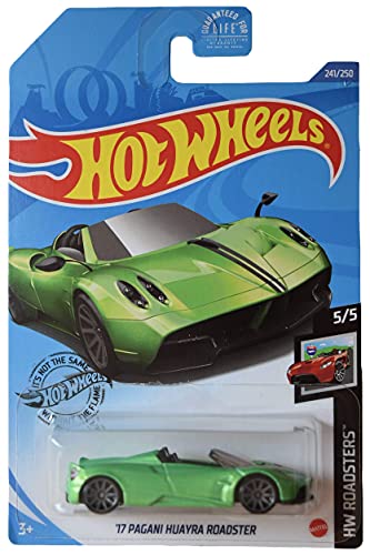 Hot Wheels Pagani Huayra Roadster verde 1:64 miniatura 1