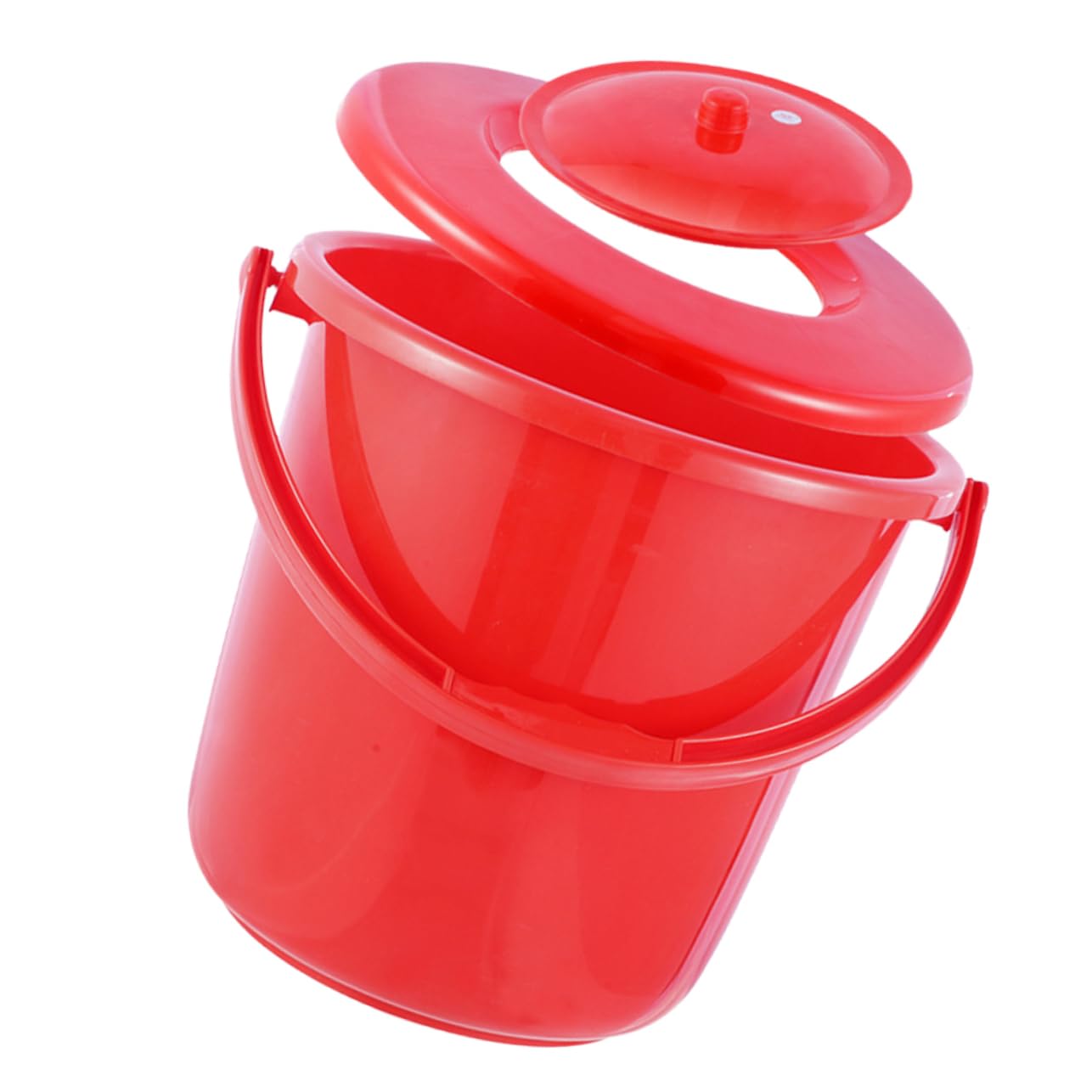 FOMIYES Portable Unisex Chamber Pot Urinal Pot Lid for Boys and Girls Night Urinal Plastic Toilet Bedpan Non-Slip Base