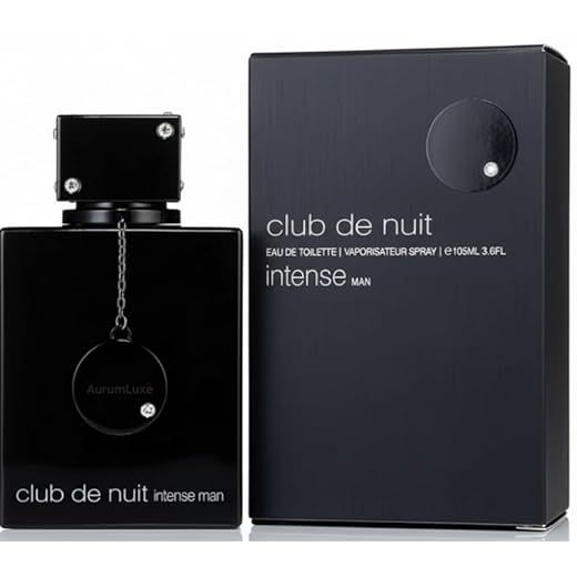 AURUMLUXE Club de Nuit, Perfumes Arabes EDT, Perfumes Hombre,Colonia Hombre 105 ml Club de Nuit Intense Man, Regalos Originales para Hombre-.