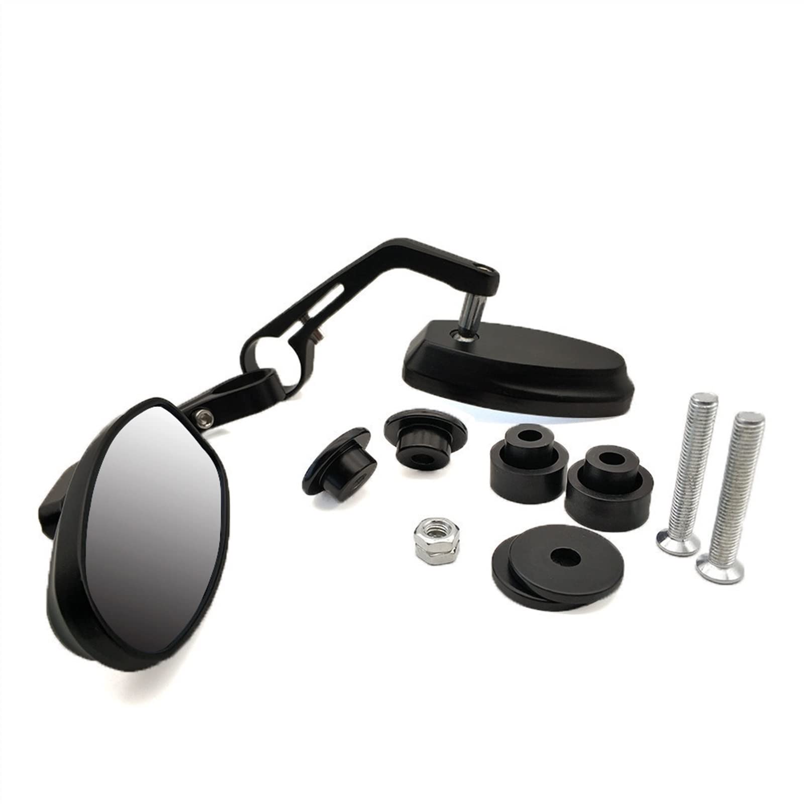 Accessori Moto Universale Per Triumph SPEED TRIPLE SPEED TRIPLE 1050 SPEED TRIPLE 1050/S Maniglia Bar End Specchietto Retrovisore 7/8" (Color : Nero)