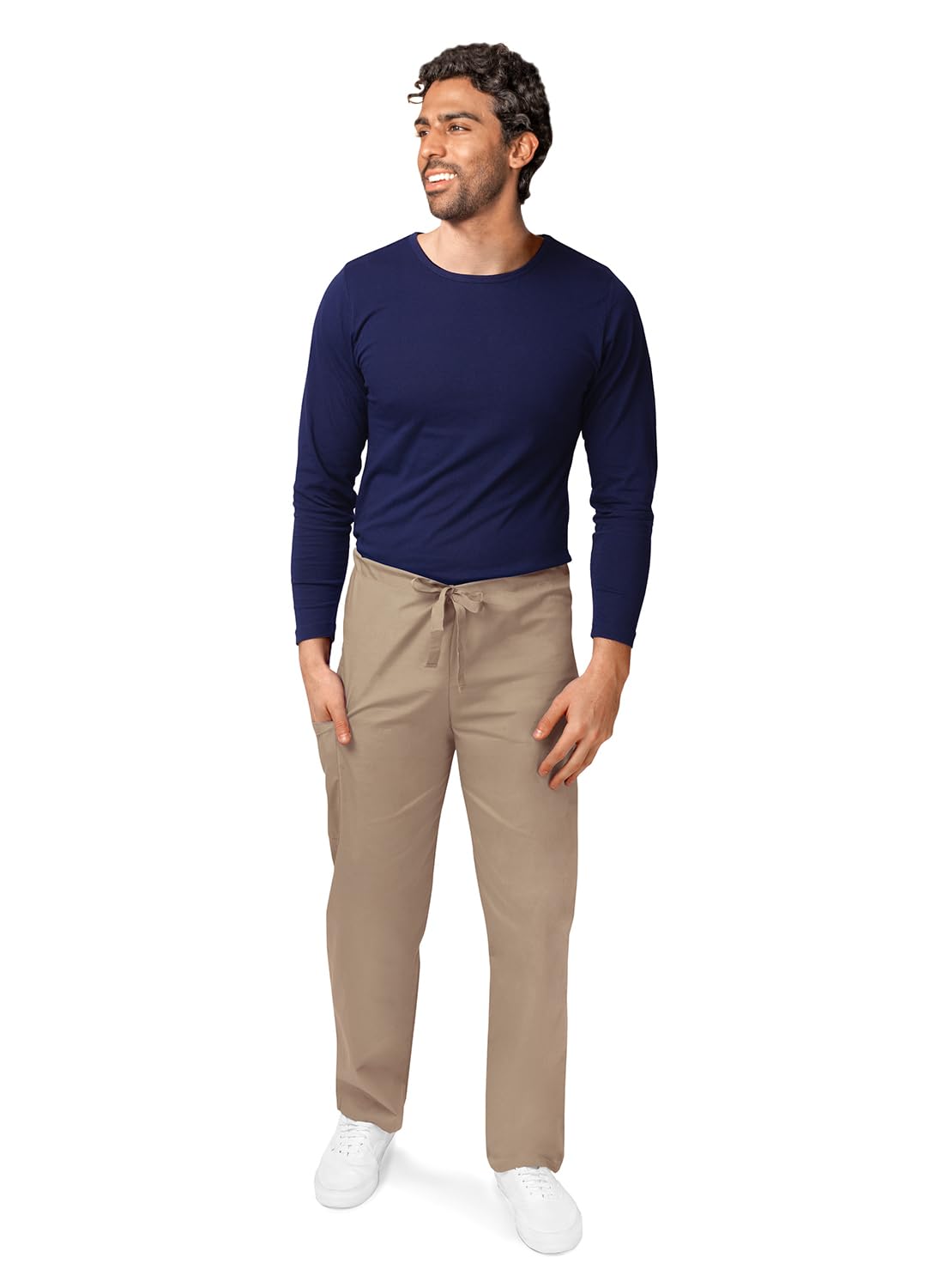 Adar Universal Unisex Pflegebekleiung - lockere Hose mit Kordelzug