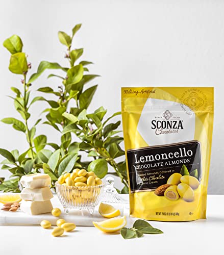 image for Sconza Lemoncello Lemon Cream & White Chocolate Almonds | Inspired by 