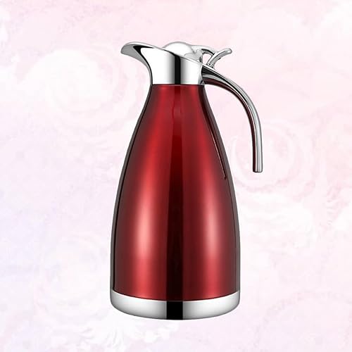 Miniatura 3 de KALLORY Jarra térmica de acero inoxidable para café, agua caliente, té, bebidas calientes (1.5 litros)