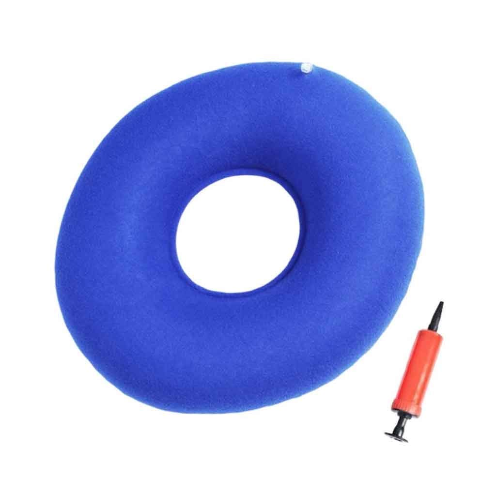 ZUODIAN Inflatable Ring Donut Seat Cushion Pillow，Hemorrhoid Treatment Pad with Air Pump，for Cars Homes Office Wheelchair