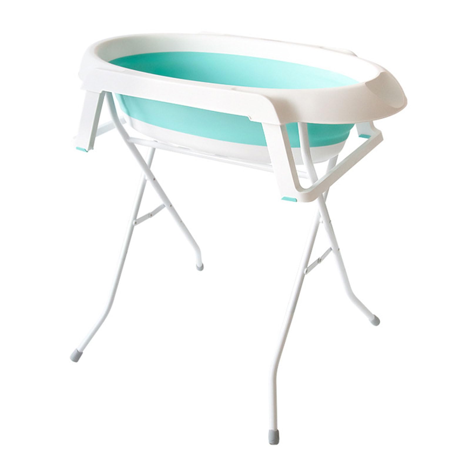 Baignoire de toilettage pliante en PVC et fer pour chiens et chats