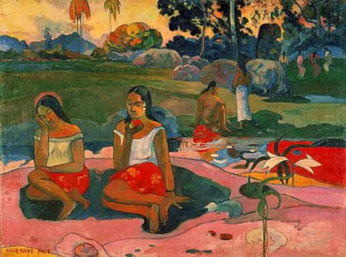 Peinture à l'huile faite à la main de Gauguin pour inspirer la sérénité