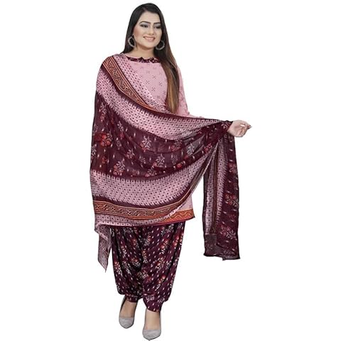 GJ Fashion Light Pink Traditional Patiala Suit Cover
