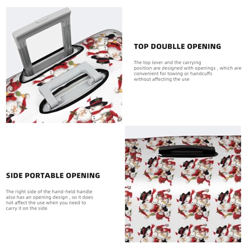 Santa Claus. Printed luggage cover, luggage protection cover, wear-resistant luggage cover4
