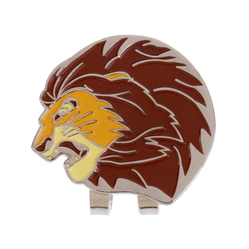 MagiDeal New Magnetic Golf Hat Clip with Detachable Golf Ball Marker Assorted Patterns Golf Accessories - 5 Styles - yellow + brown, as described (B00QA906TA) Amazon Price History, Amazon Price Tracker