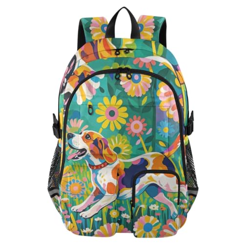 Mochila de 17.5 pulgadas para el trabajo y escuela que organiza libros y portátil