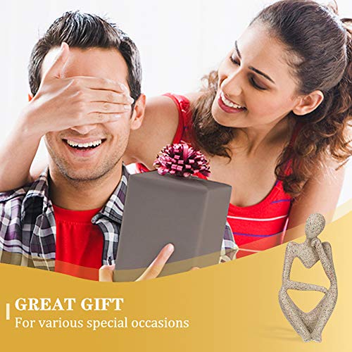 image for Trycooling The Thinker Statue Abstract Sculpture Resin Statues for Hom