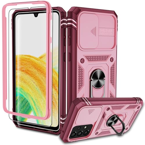 Kompatibel mit Samsung Galaxy Hülle, Eingebetteter Ständer Militärgrad Schutzhülle Handyhülle Starke Stoßfestigkeit Samsung Schutzhülle Samsung Galaxy case Cover