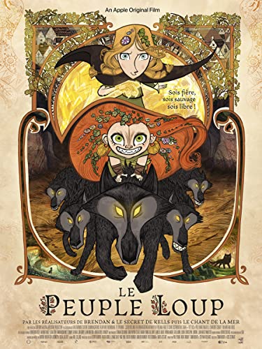 Affiche de cinéma originale Le Peuple Loup 120x160 cm pliée pour collectionneur