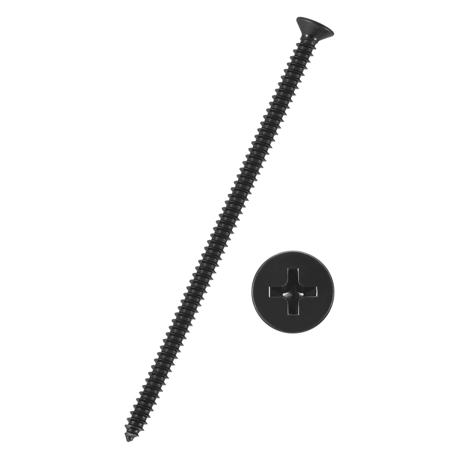 Kozelo 50pcs Phillips Flat Head Wood Screws