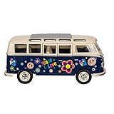 Maße: ca. 8 x 18 x 6,7 cm Collection 711 KTBUS24FP Bully VW Samba Bus Flower Power 1:24