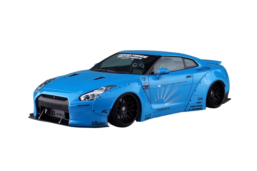 1/24プラモデルGT-R35リバティーウォーク AOSHIMA Plastic model 1/24 LB-WORKS NISSAN GT-R R35 Type1