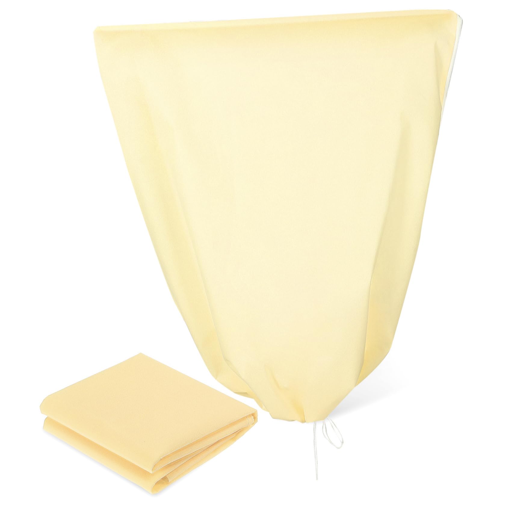 Copertura Piante Inverno Antigelo 2 Pezzi Non Tessuto | Beige, Protezione Climatiche per Piante e Alberi da Frutto, Facile da Riporre per Uso Esterno
