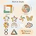 Calm Strips for Anxiety Sensory Stickers, 48Pcs 2 Textured for Mood Calming, Breathing Mindfulness Fidget Sticker for Kids, Anxiety Relief at Office & Classroom Desk